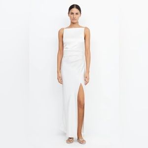 THE DREAMER MAXI DRESS Bec & Bridge Ivory US 4 UK 8